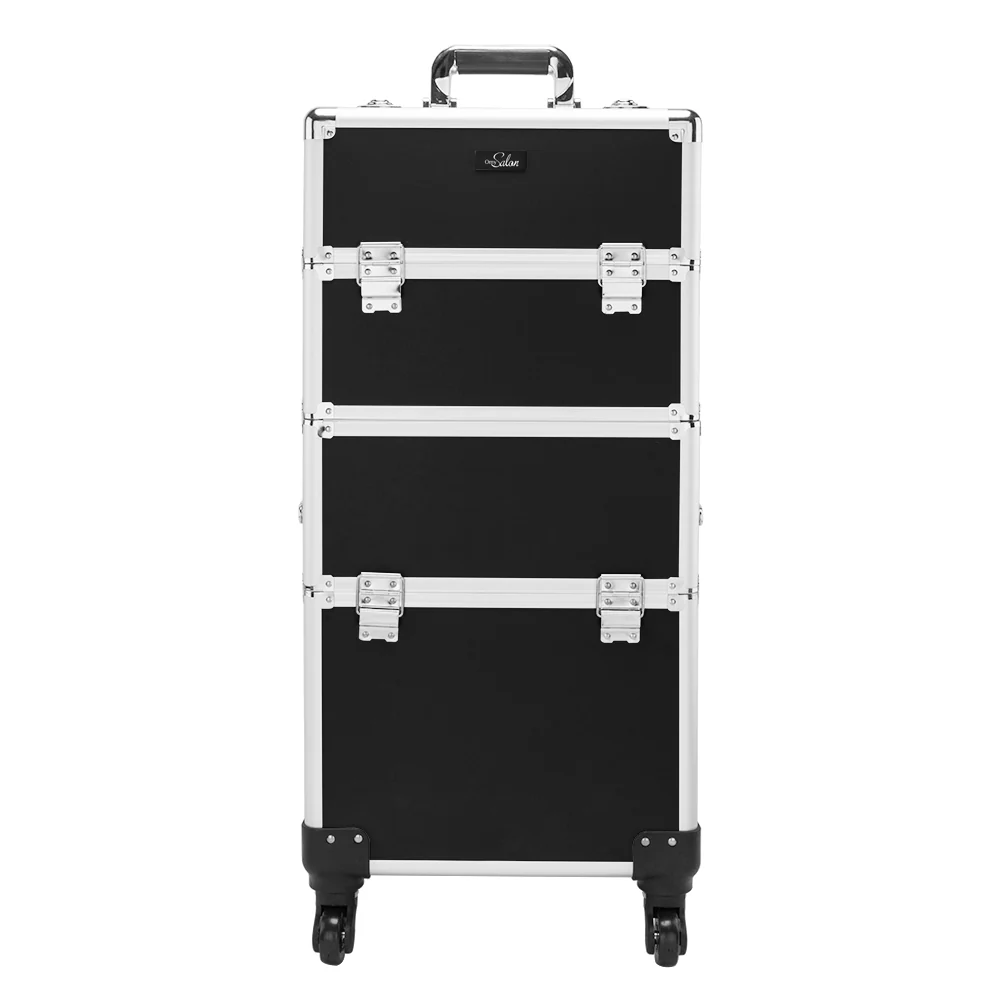 Omysalon MCA301 2-in-1 Aluminum Rolling Makeup Train Organizer - Image 10